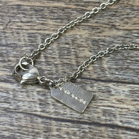 Coach Signature Open Circle Necklace F54514 - Picture 5 of 7